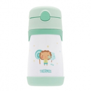 京东PLUS会员：THERMOS  膳魔师 可爱小狮子儿童保温吸管杯 350ml *2件 171.2元（合85.6元/件）
