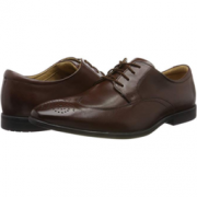 中亚Prime会员：Clarks 其乐 Bampton Wing 男士真皮正装皮鞋