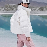 Li Ning 立领白鸭绒运动羽绒服