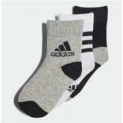 双12预告：adidas 阿迪达斯 LK ANKLE S 3PP小童训练袜 3双装 低至7元