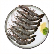 味库 越南进口黑虎虾18-21只 大号  净重650g 99元，可凑单低至49.5元