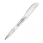 HERO 英雄 1202 透明钢笔 0.38mm 12.9元包邮（需用券）