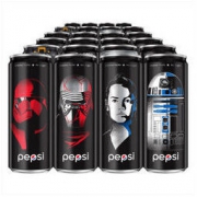 京东PLUS会员： Pepsi 百事可乐 无糖态度罐 汽水碳酸饮料 330ml*24罐 *2件