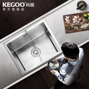 科固 K10029 304不锈钢水槽单槽 299元包邮（需用券）