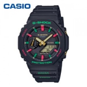 CASIO卡西欧G-SHOCK冬日圣诞系列GA-2100TH-1A运动手表
