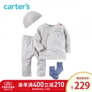 美国 卡特 Carters A类标准 男童长袖T恤 4件套