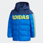 19日0点：adidas 阿迪达斯 小童中长款羽绒服 287元包邮