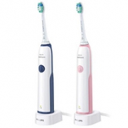Philips 飞利浦 HX3212/61 充电式声波震动牙刷 2支装