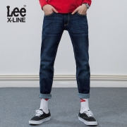 19日0点：Lee 李 L117093QJ8NB 男士X-line水洗蓝色牛仔裤 349元包邮