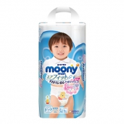 88VIP：moony 尤妮佳 男婴用拉拉裤 XL38片 *4件 274.2元包邮（合68.55元/件）