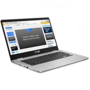 2019 华硕 Chromebook 15.6 FHD 1080P 触摸屏显示屏，镀铬 OS-银色Asus C423N 14