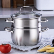 Momscook 慕厨 TL2012XRGST1 不锈钢汤锅+蒸锅 +凑单品