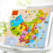 中国地图拼图 早教益智玩具