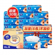 10点：维达 超韧软抽3层24+6包 30包整箱装*5件