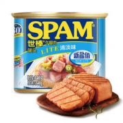 限北京： SPAM 世棒 午餐肉罐头 清淡口味 340g*7件+午餐肉罐头黑椒口味 340g*7件