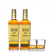 乌克兰进口 哥帝利 40度威士忌酒 700ML*2瓶+2酒杯