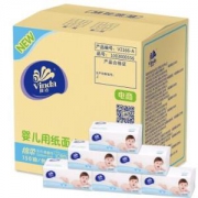 Vinda维达 婴儿抽纸3层150抽*18包（153*195mm）*3件