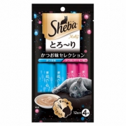 限地区、运费券收割机：Sheba 希宝 成猫零食猫条 鲣鱼+三文鱼 12g*4条 *2件 3.8元（需用券，合1.9元/件）
