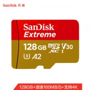 12日0点、双12预告： SanDisk 闪迪 Extreme 至尊极速移动 TF(microSD)存储卡 128GB
