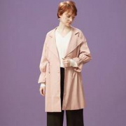 Meters bonwe 美特斯邦威 M-734684-20 女士中长款风衣*2件