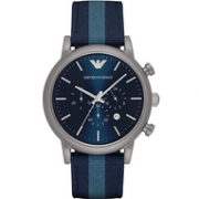Emporio Armani 阿玛尼 AR1949 三眼计时男士石英手表