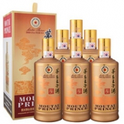 茅台 酱香经典 王子酒 53°酱香型白酒 500mlx6瓶+通天葡萄酒 750ml