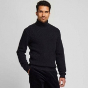 12日0点、双12预告：UNIQLO 优衣库 421948 男装 两翻领针织衫(长袖)