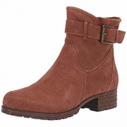 限US5码：Clarks 其乐 Marana Amber 女士复古英伦圆头低跟短靴