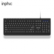 降价！inphic英菲克 V580有线键盘 券后9.9元包邮 键盘鼠标套装券后24.9元
