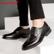 京东PLUS会员：AOKANG 奥康 17321105339 男士商务正装皮鞋