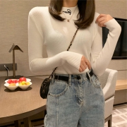 嫦姿 女士 高领针织衫 23元包邮