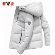雅鹿男士连帽加厚休闲羽绒服 券后￥369