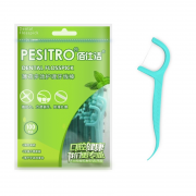 pesitro 薄荷味家庭装牙线 300支 *2件 17.9元包邮（需用券，合8.95元/件）