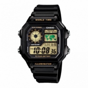 CASIO 卡西欧 AE-1200WHB-1BVDF 多动能男士手表