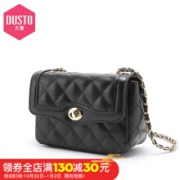 大东/Dusto 女包 斜挎单肩包 菱格小香风链条女包