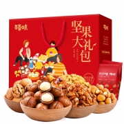 京东PLUS会员：百草味 坚果大礼包1612g/9袋