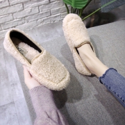 验货返场 网红韩版泰迪卷毛毛鞋 券后￥39