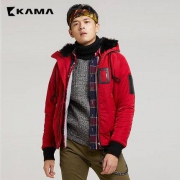 KAMA卡玛 2417723 男士加厚棉服