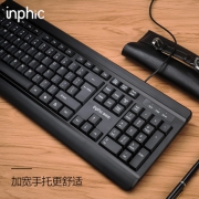 4.9分好评、防水静音：inphic 英菲克 V580 有线键盘
