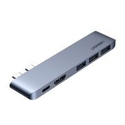 绿联（UGREEN） CM206 五合一 MacBookPro扩展坞 Type-C 99元