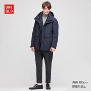 优衣库 421716 男士高性能复合羽绒外套