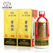 茅台酒厂出品 VIP珍酿 窖龄酒V30 52度浓香型 500ml *2瓶