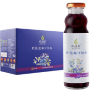 林源春  长白山寒地蓝莓 果汁饮料 320ml*8瓶 果汁70% 果粒7%