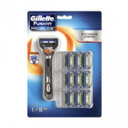 Gillette 吉列 Fusion Proglide 锋隐致顺 FlexBall 手动剃须刀套装（1剃刀+10刀头）