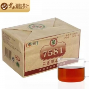 中茶 中粮集团 云南普洱熟茶经典7581茶砖 250g*4片 109元包邮（双重优惠）