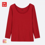 28日0点：UNIQLO 优衣库 HEATTECH 408235 女士U领T恤