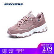 仅限4号：SKECHERS 斯凯奇 13082 女款 D'lites厚底刺绣老爹鞋