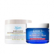 京东PLUS会员： Kiehl's 科颜氏 净肤保湿两件套（亚马逊泥膜125ml+高保湿啫喱面霜50ml）