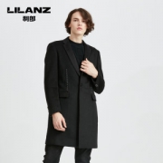 Lilanz/利郎 时尚中长款 男士羊毛呢大衣