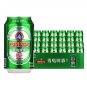 天猫超市 青岛啤酒 纯干 330ml*24听